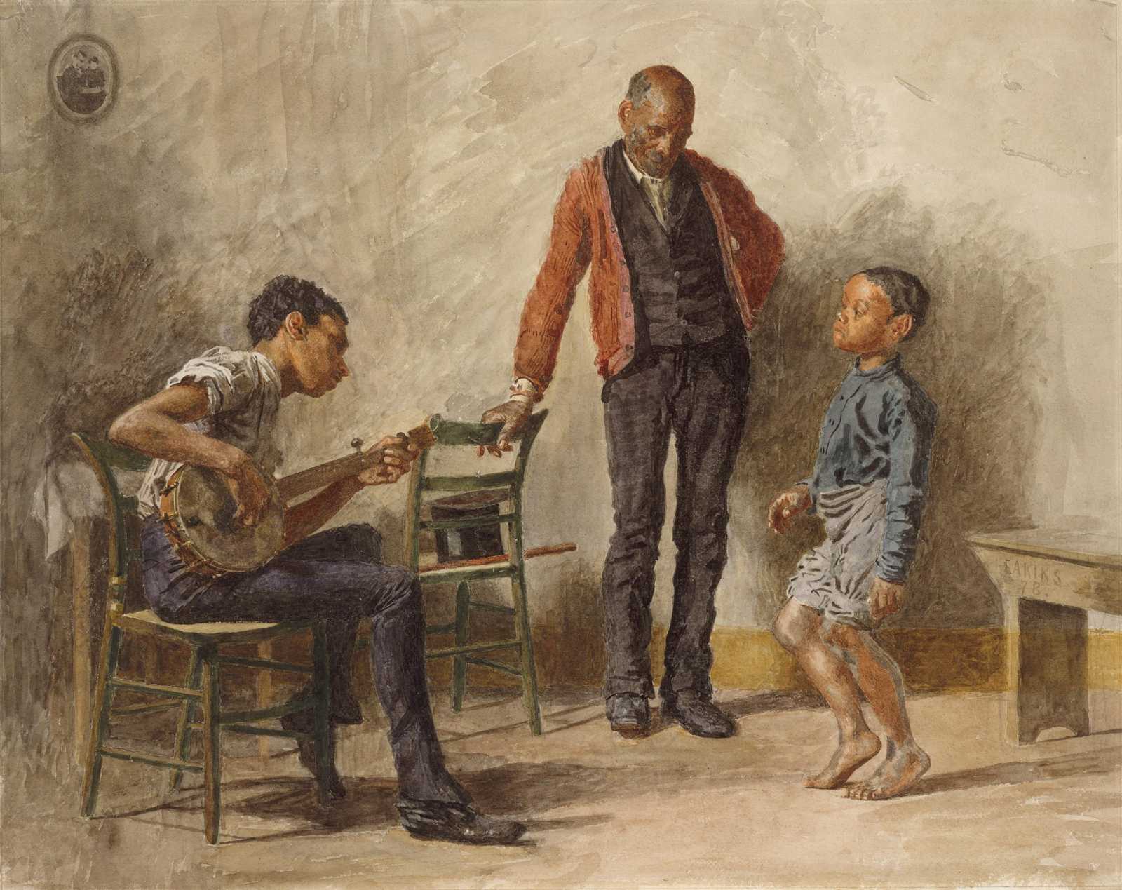 Melody of Generations Banjo Art Wall Art
