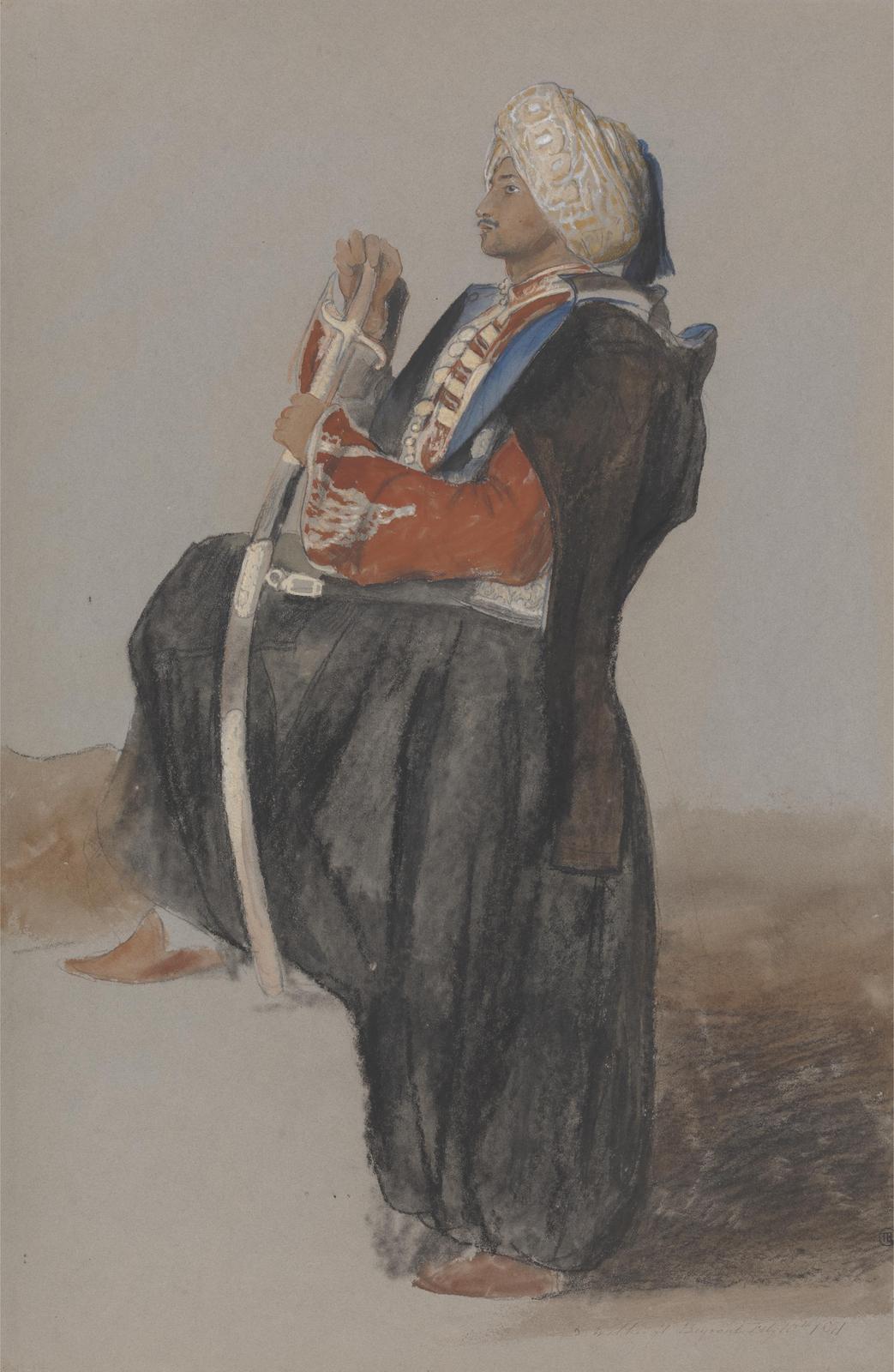 Majestic Ottoman Figure Wall Art