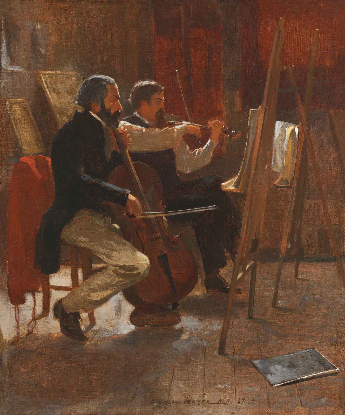 Musicians Serenade Oil Painting Wall Art