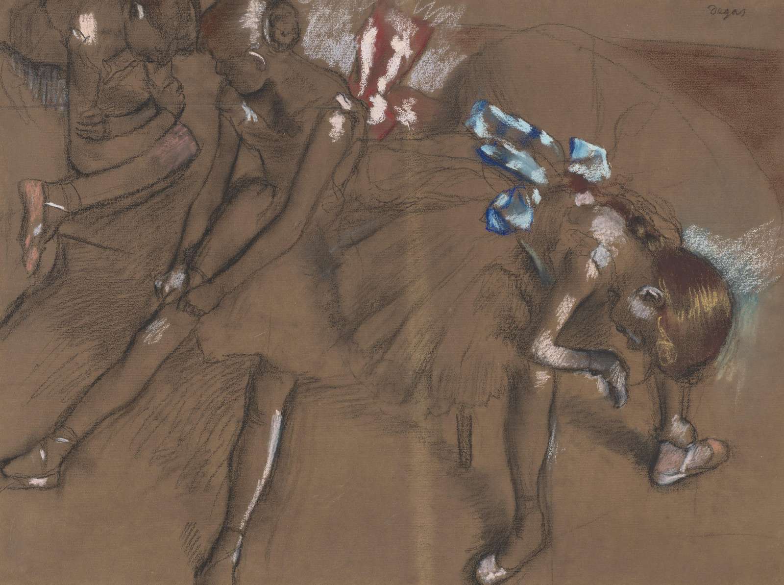 Degas Dancers Pastel Wall Art