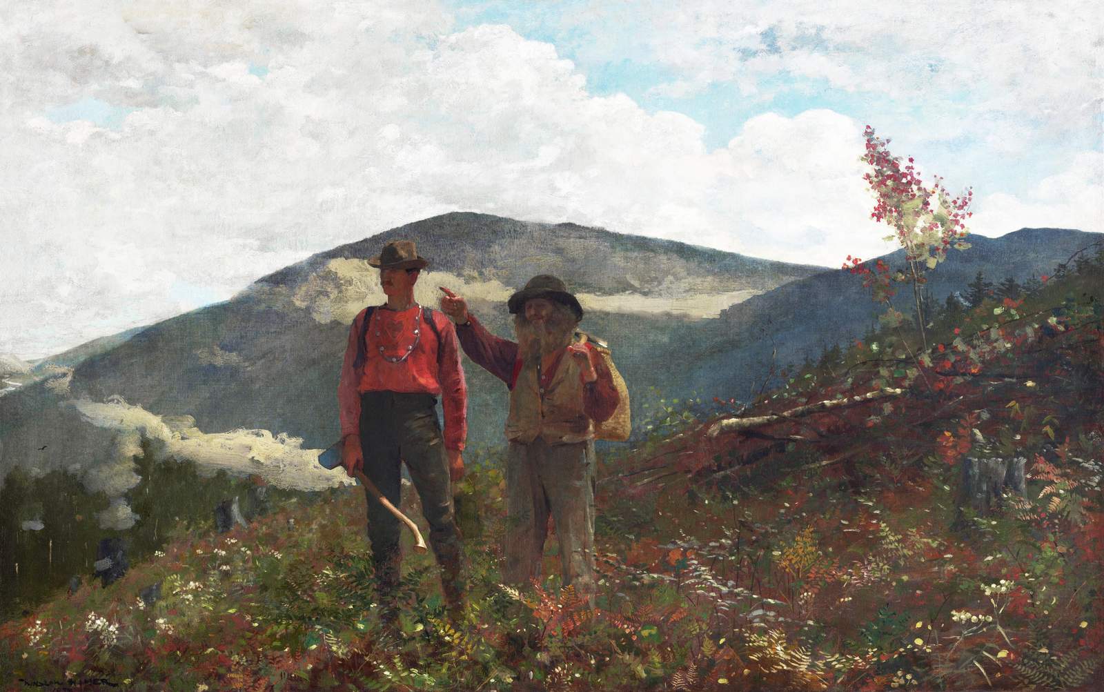 Rustic Mountain Explorers Wall Art