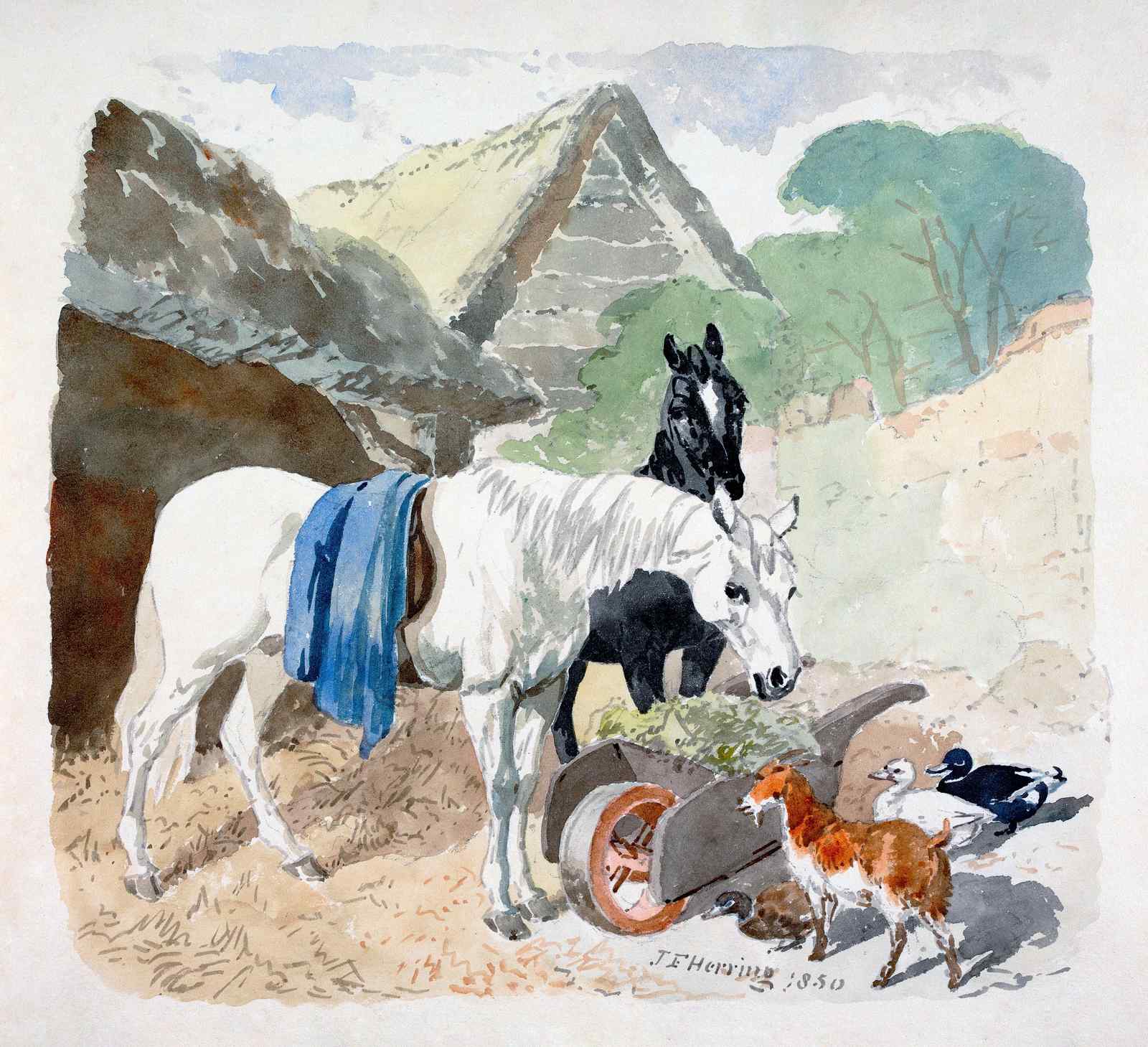 Vintage Farm Animals Wall Art