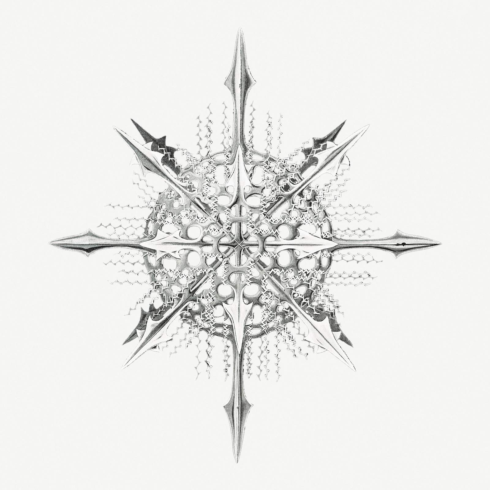 Intricate Starburst Geometric Art Wall Art