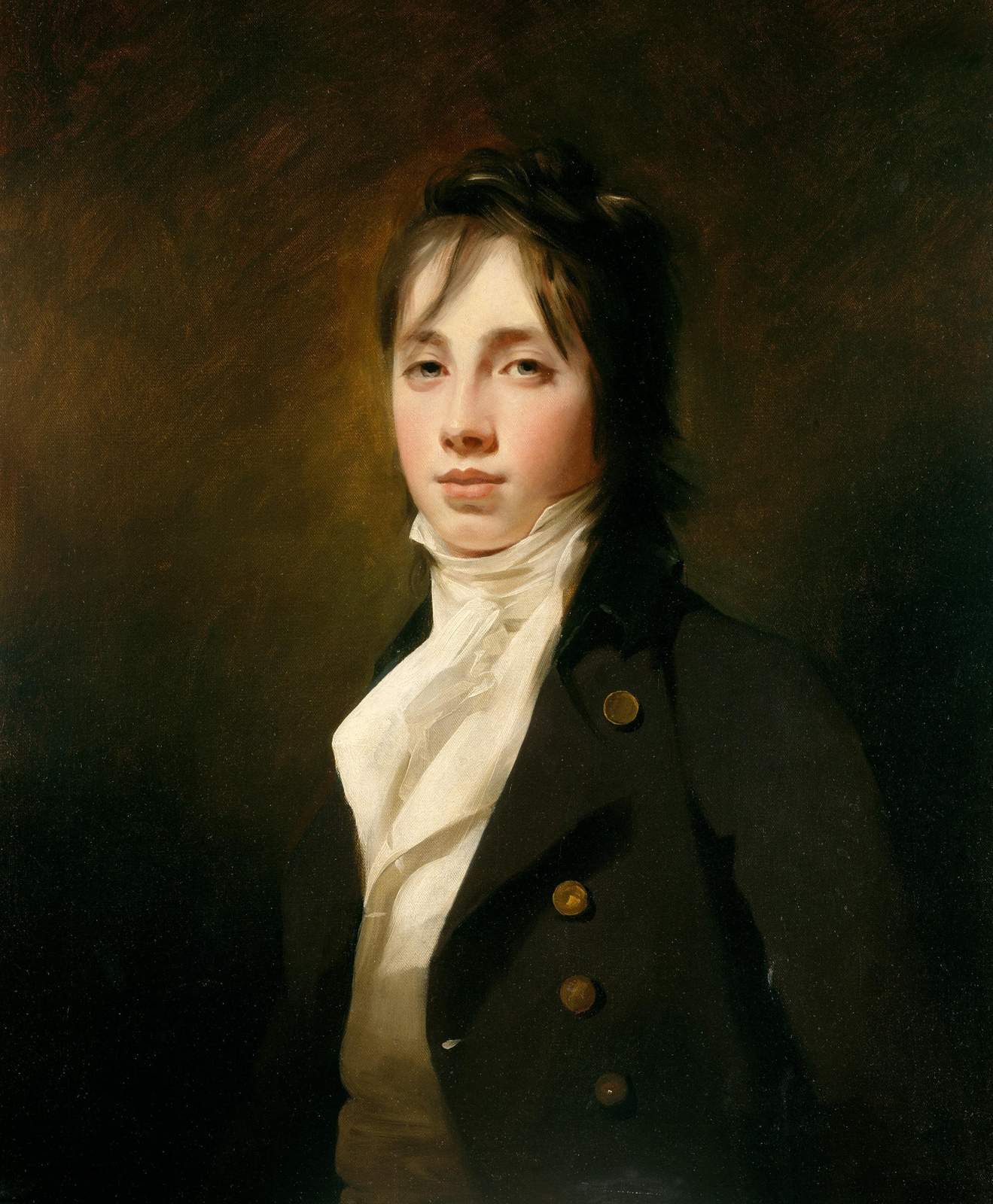 Elegant Portrait of a Young Gentleman Wall Art