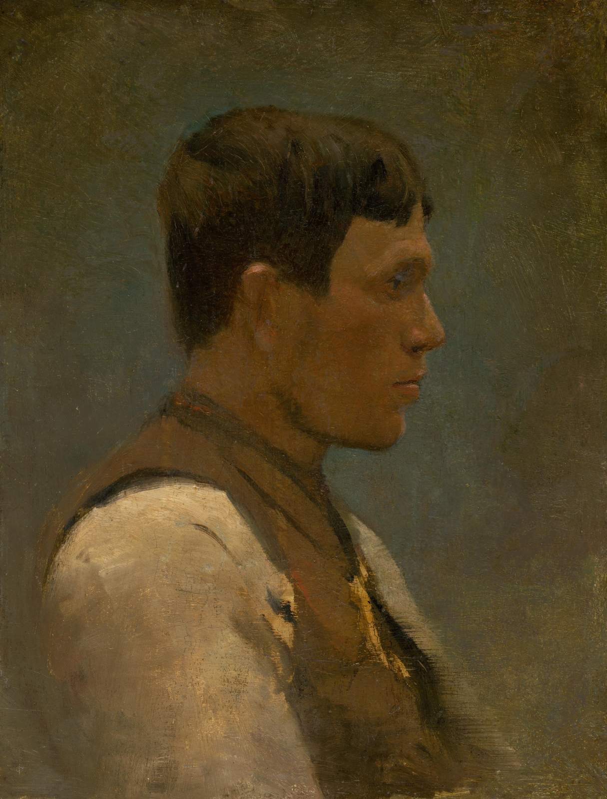 Portrait of a Man Profile Art Wall Art