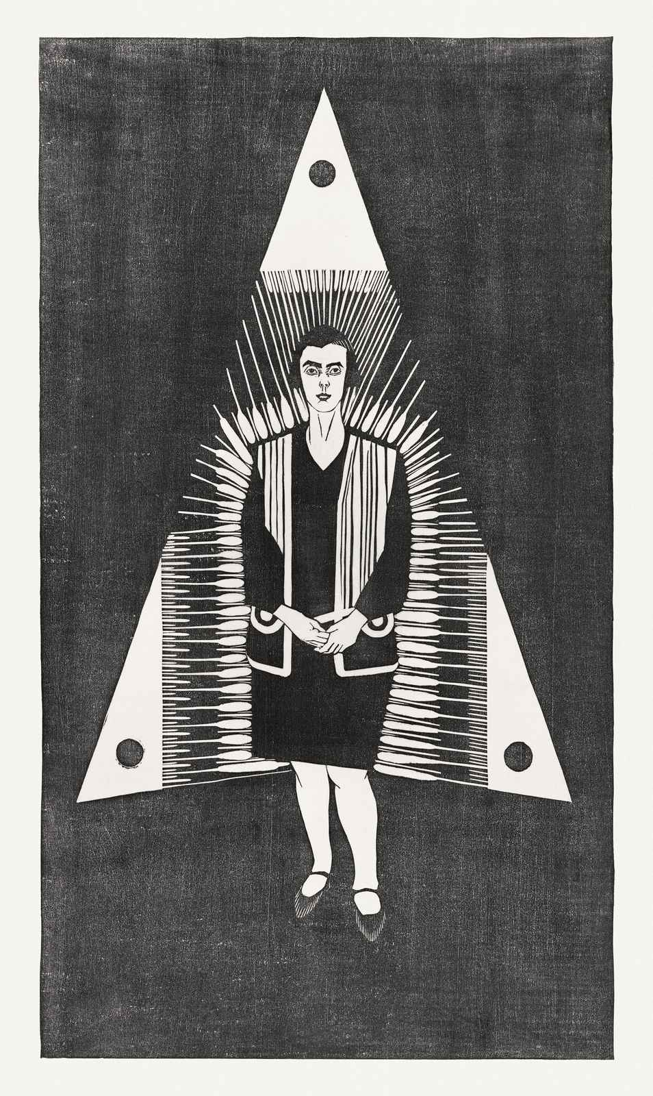 Striking Figure Modern Art Wall Art