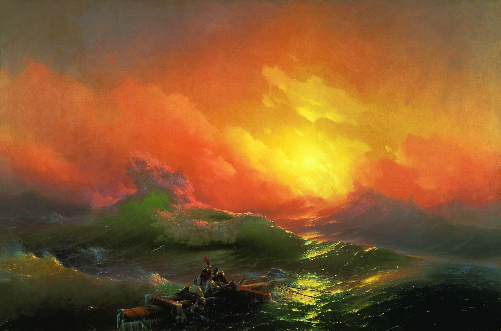 The Ninth Wave Storm Seascape Wall Art