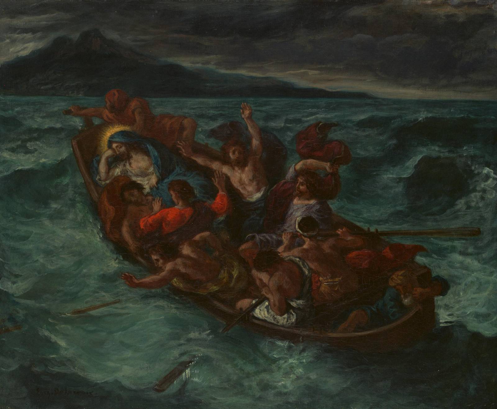 Christ Calming the Stormy Sea Wall Art