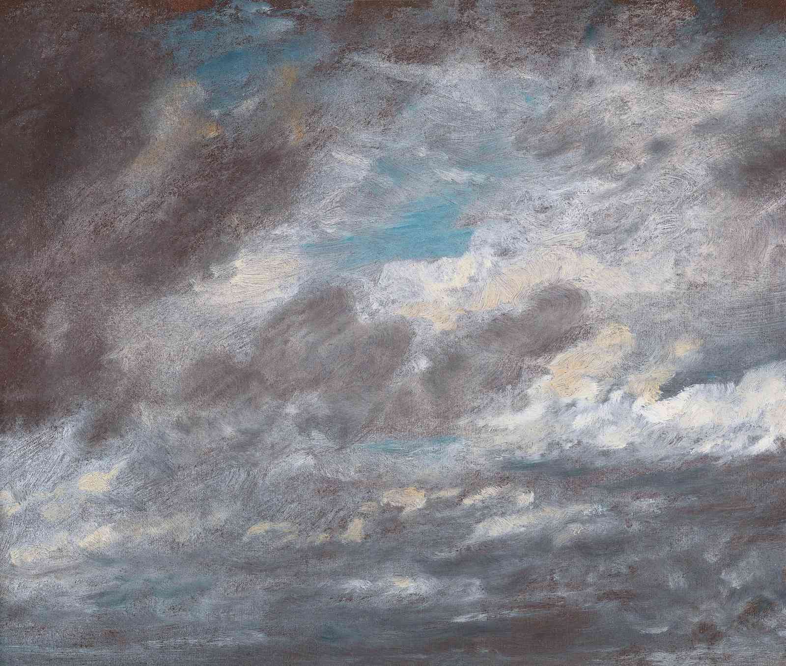 Dramatic Stormy Sky Textured Wall Art