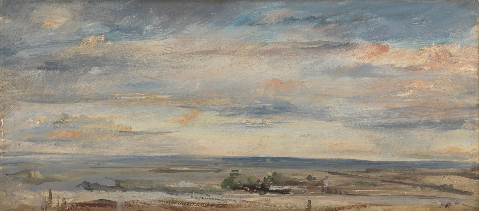 Dreamy Sky Landscape Impressionist Wall Art