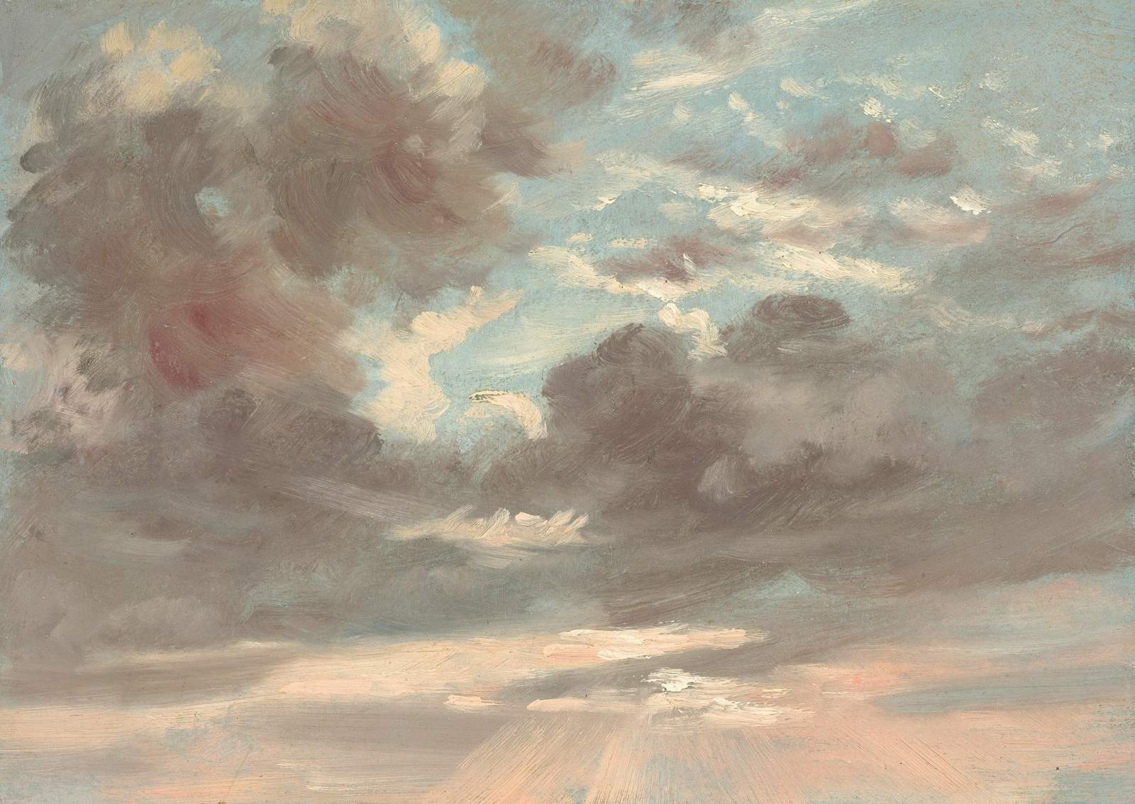 Dramatic Sky Clouds Landscape Wall Art