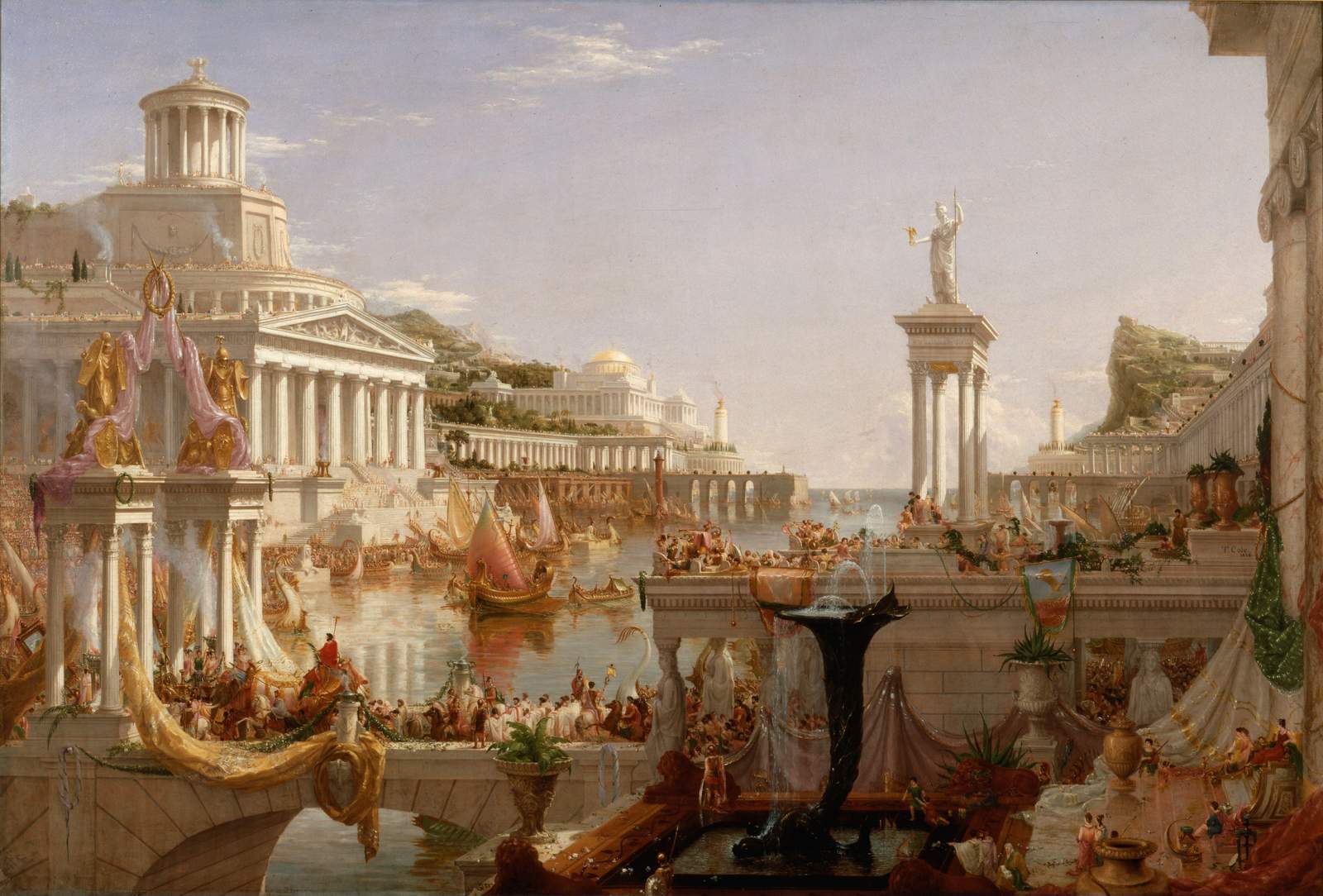 Grand Classical Cityscape Wall Art