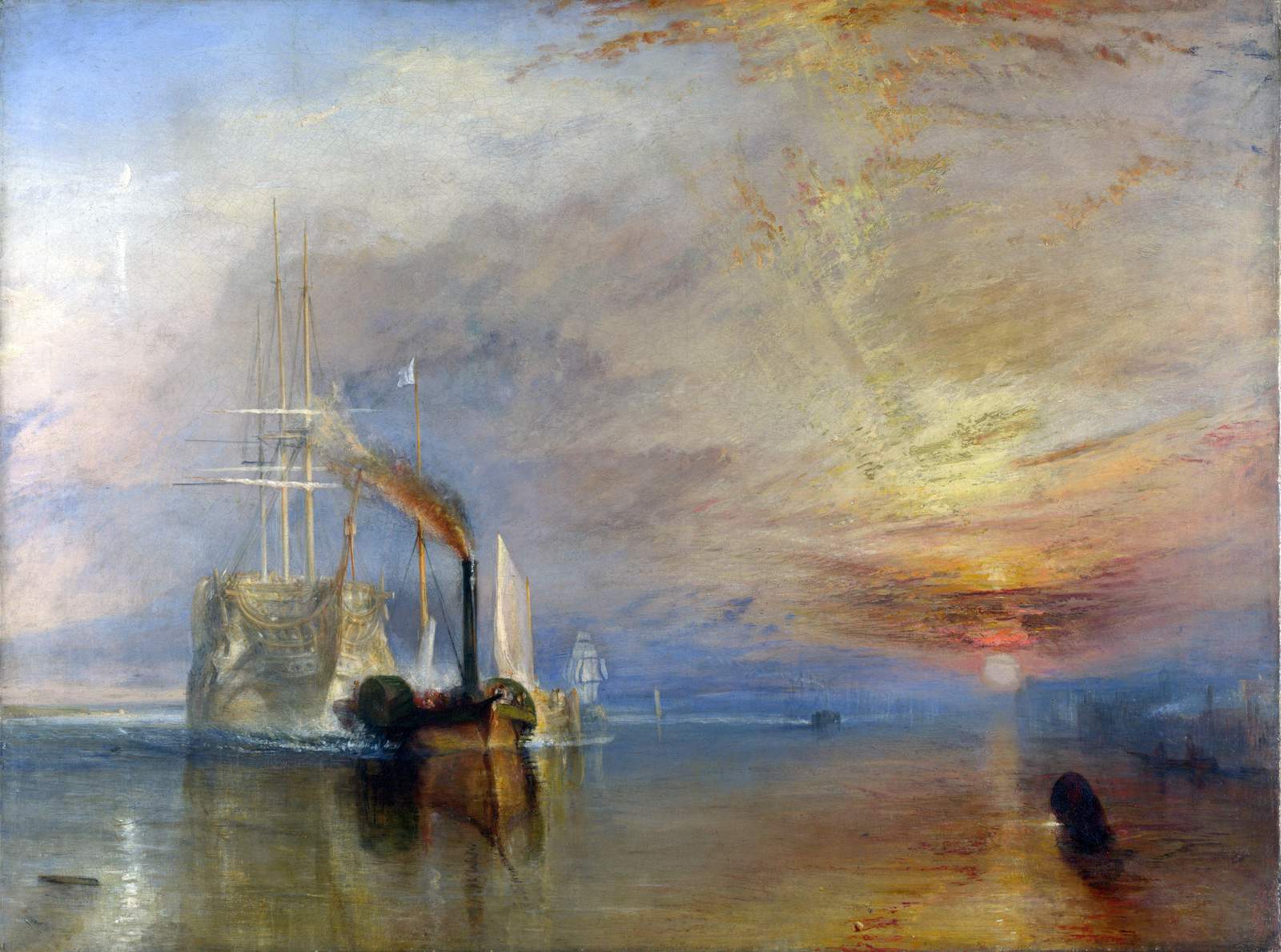 Turner's The Fighting Temeraire Ship Wall Art