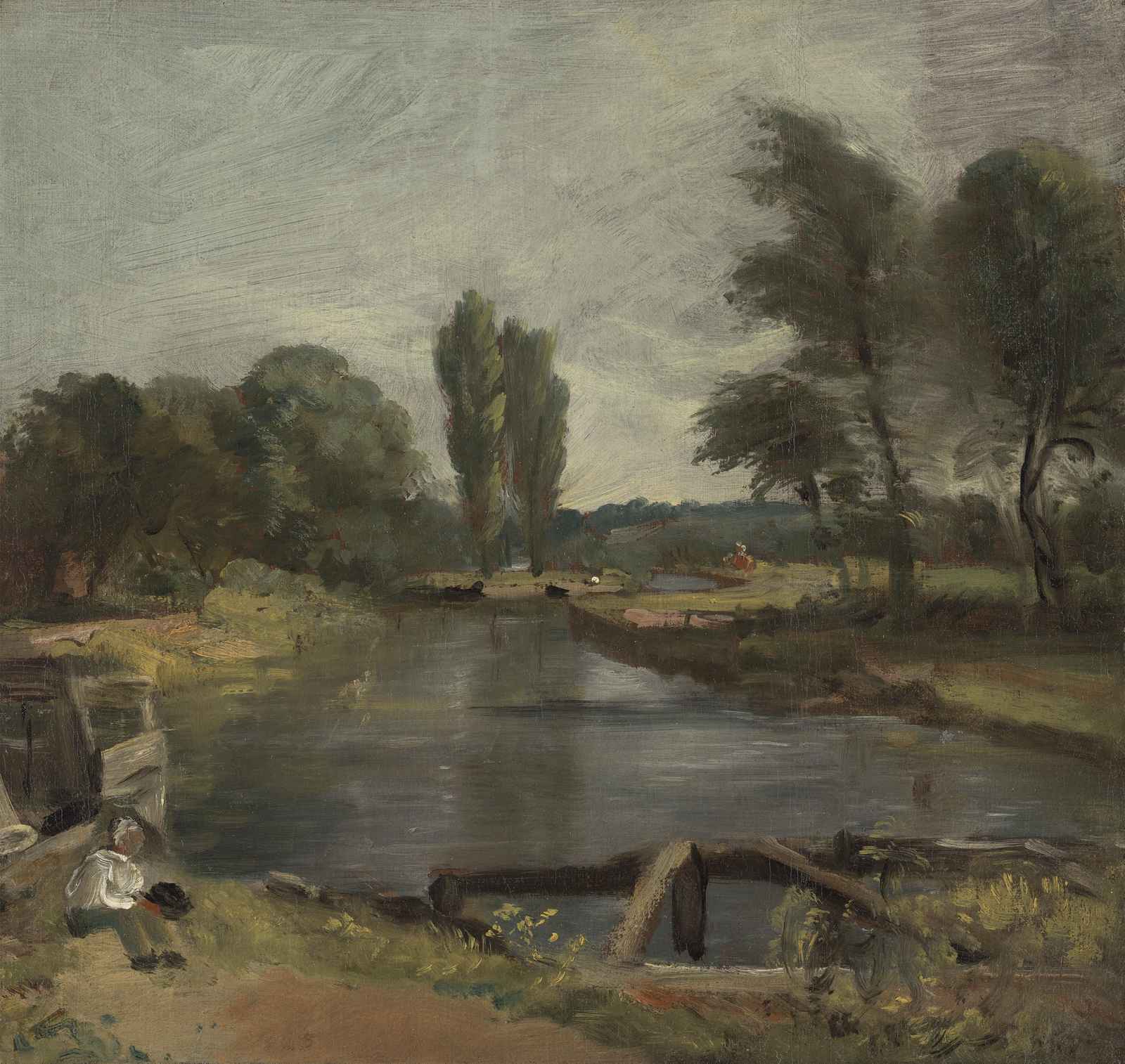 Serene Canal Landscape Fine Art Wall Art