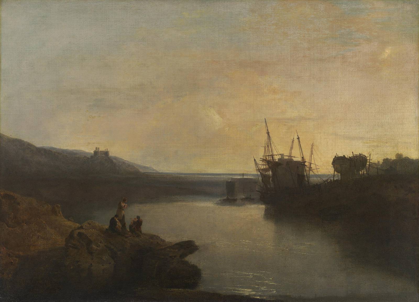 Coastal Shipwreck Serenity Wall Art