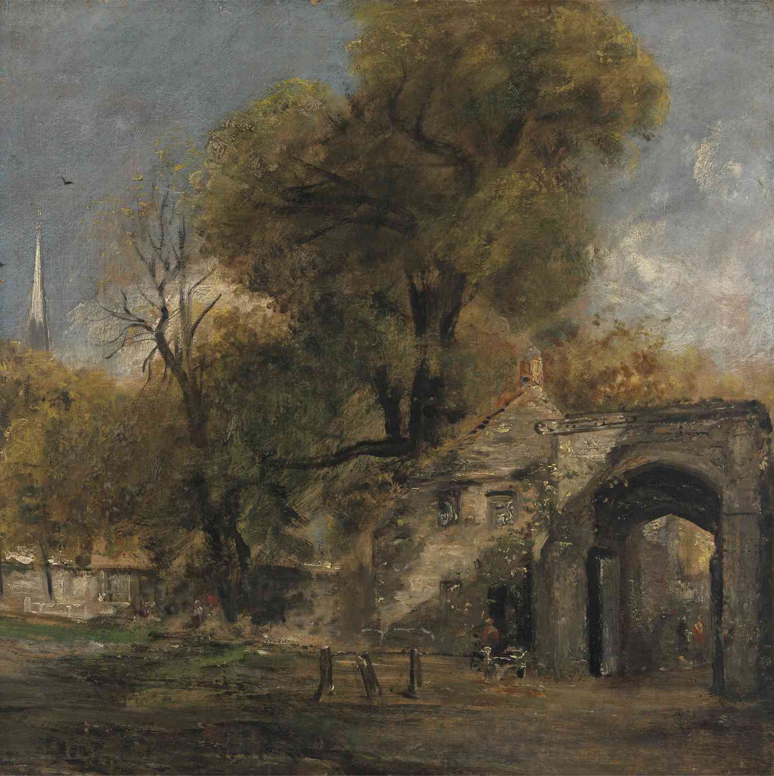 Vintage Countryside Archway Wall Art
