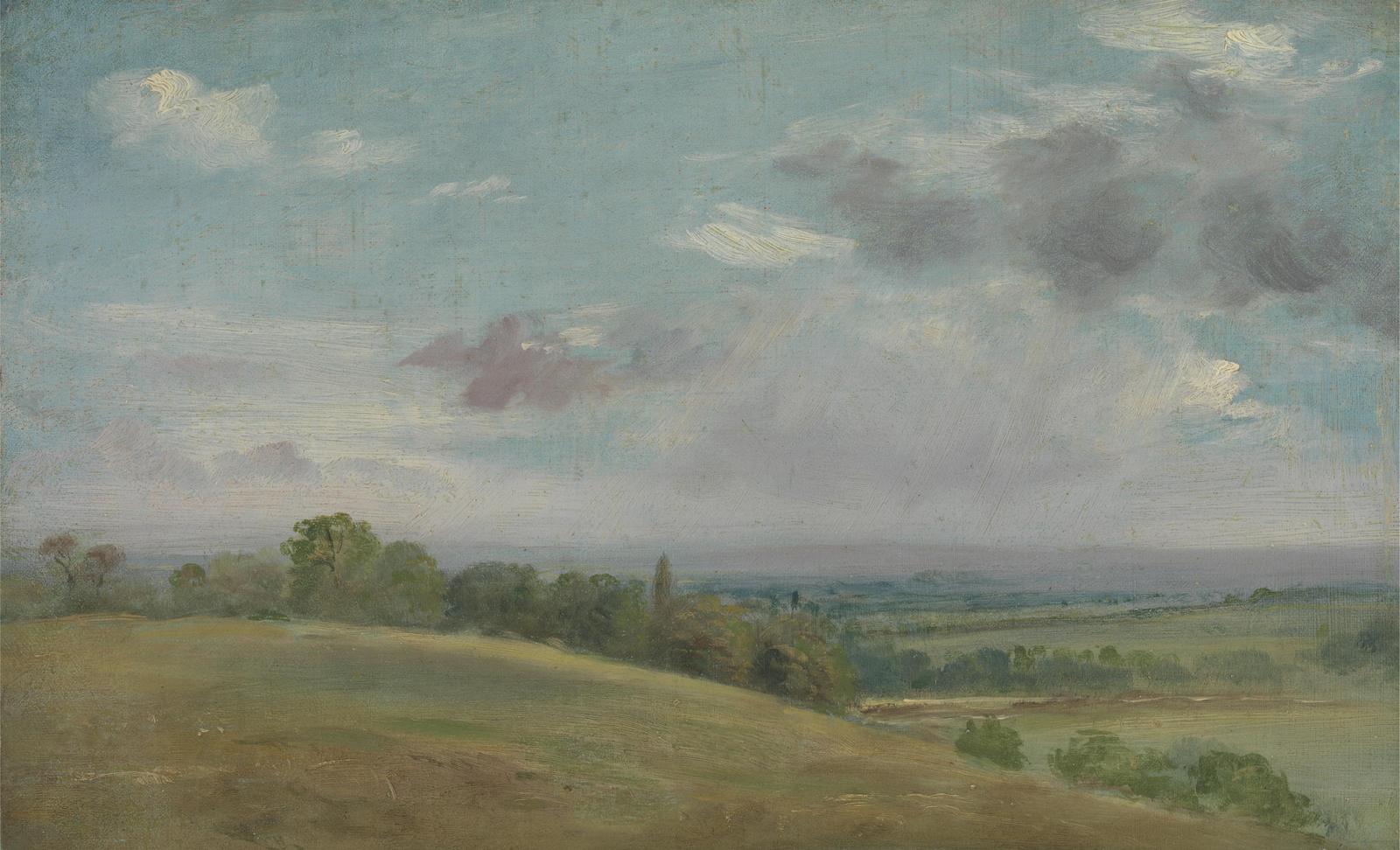 Serene English Countryside Landscape Wall Art