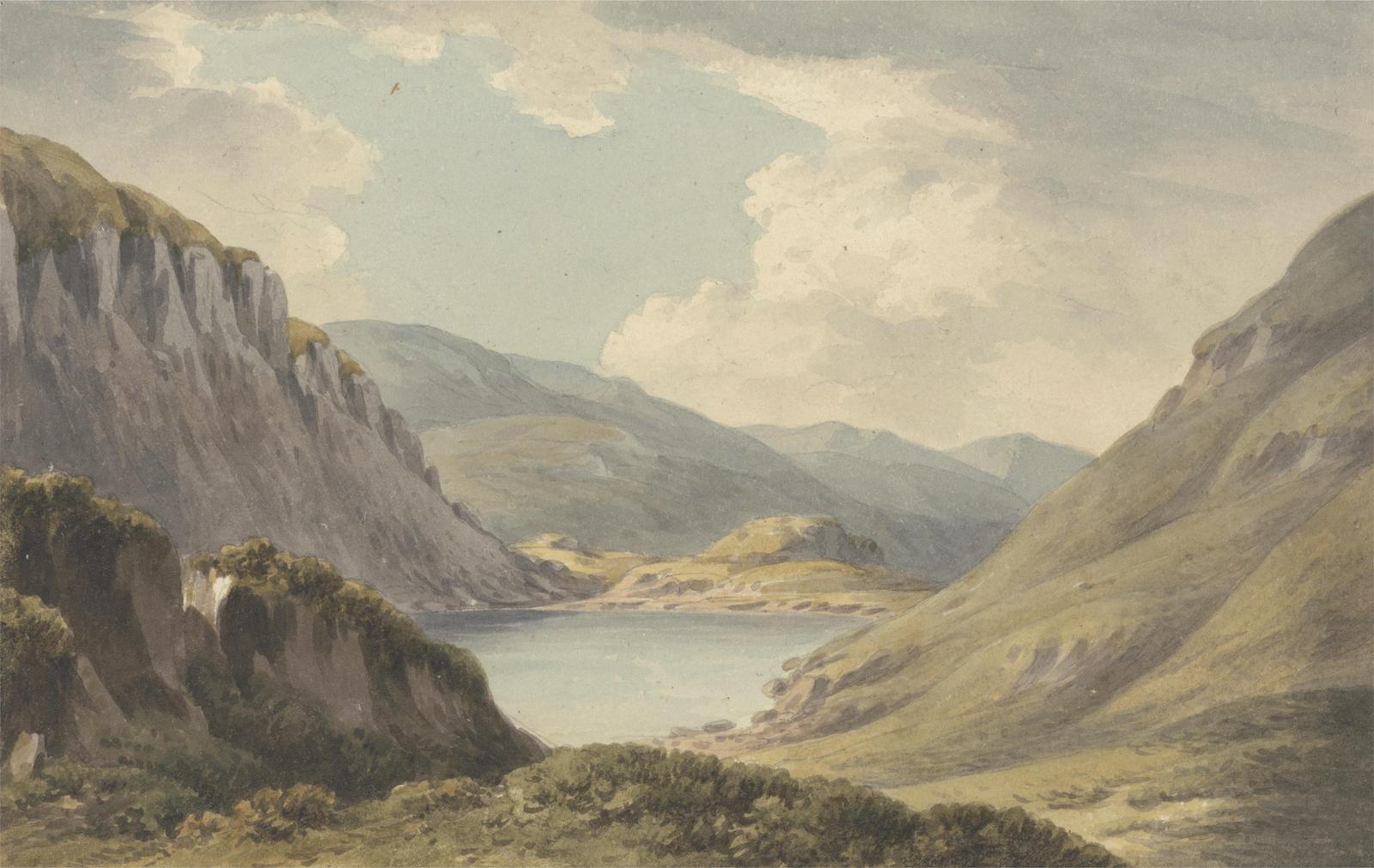 Serene Lake Landscape Art Wall Art