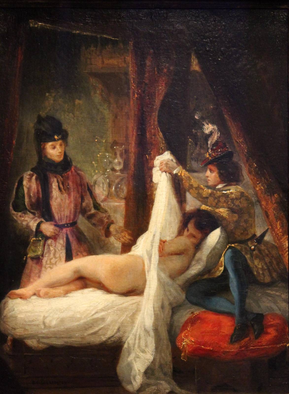 Victorian Bedroom Scene Wall Art