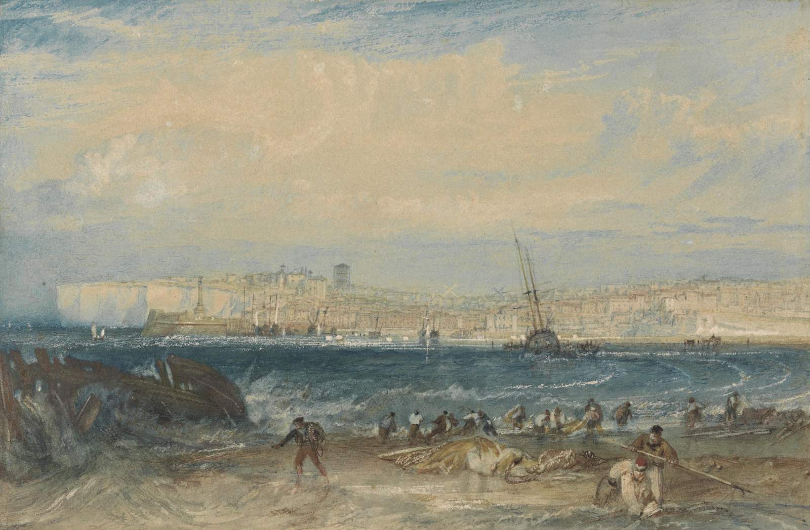 Seascape Rescue Oil Painting Wall Art
