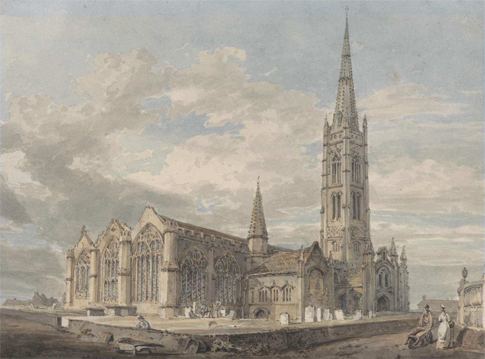Gothic Cathedral Architecture Wall Art