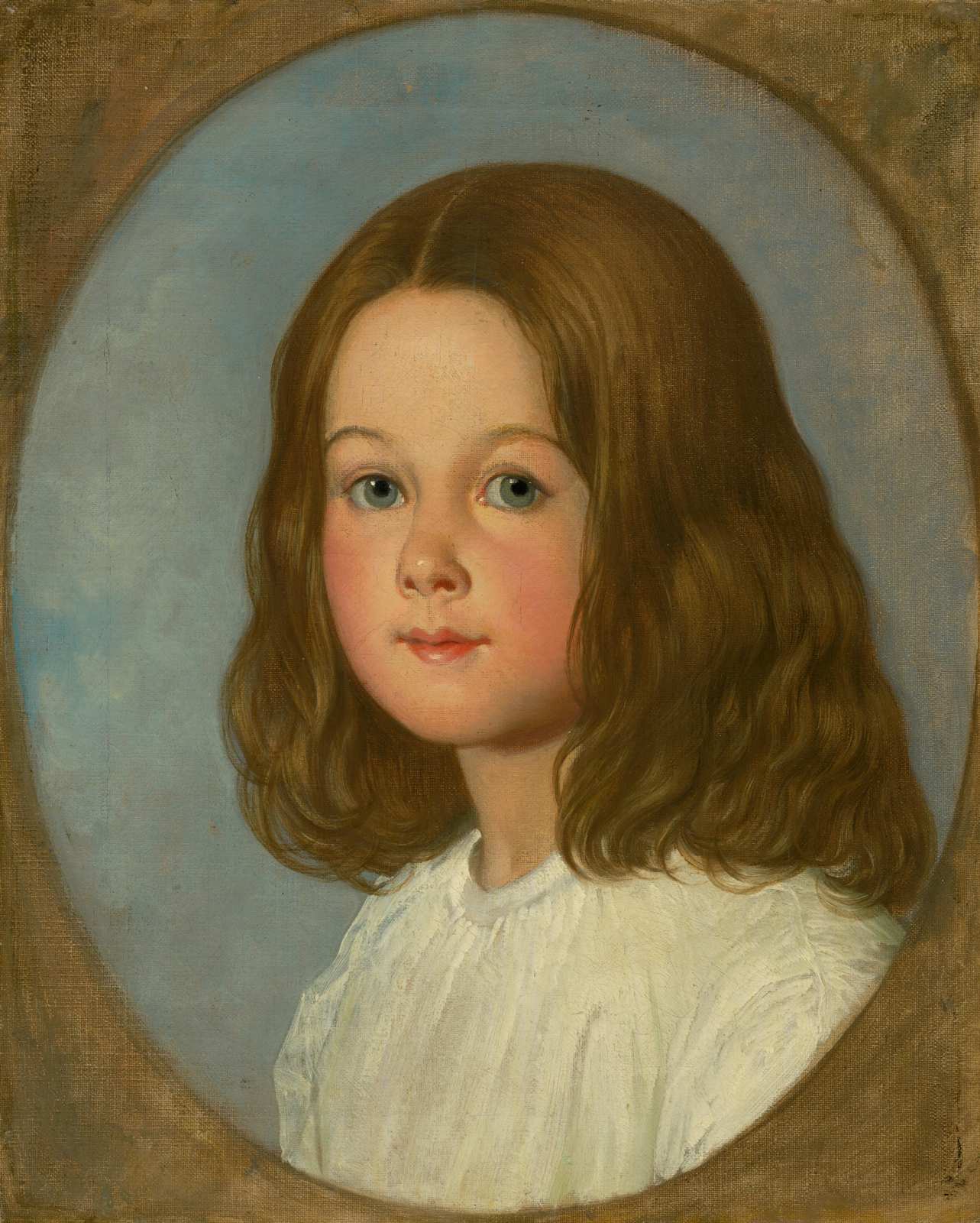 Vintage Portrait of a Child Wall Art