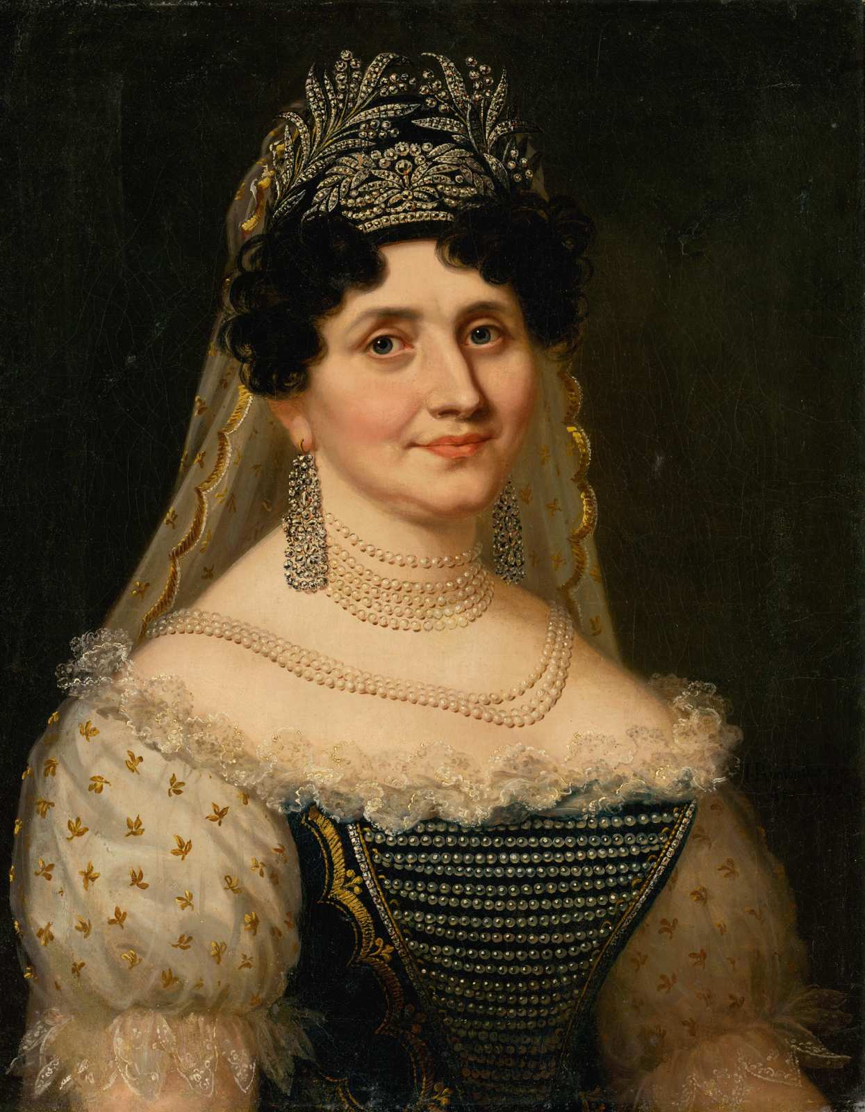 Elegant Noblewoman Portrait Wall Art