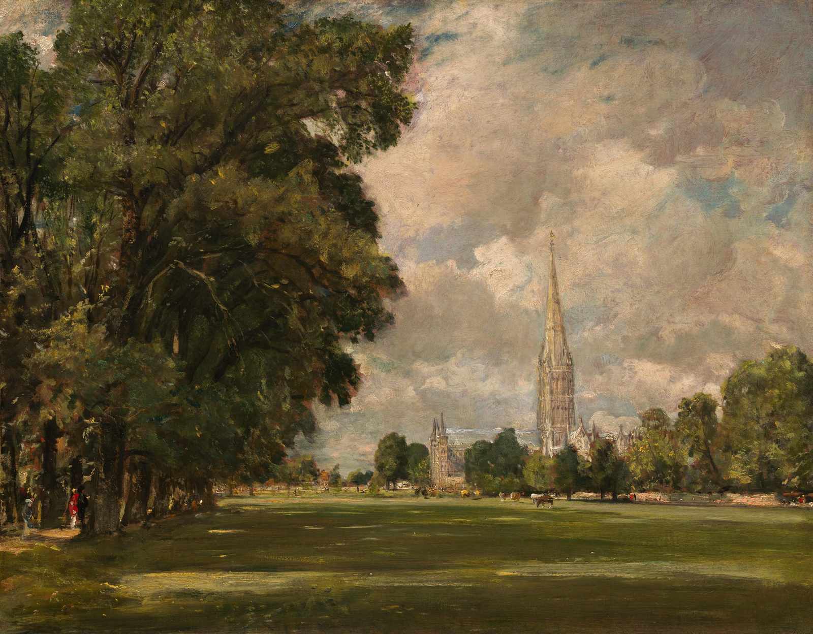 Serene Cathedral Landscape Wall Art