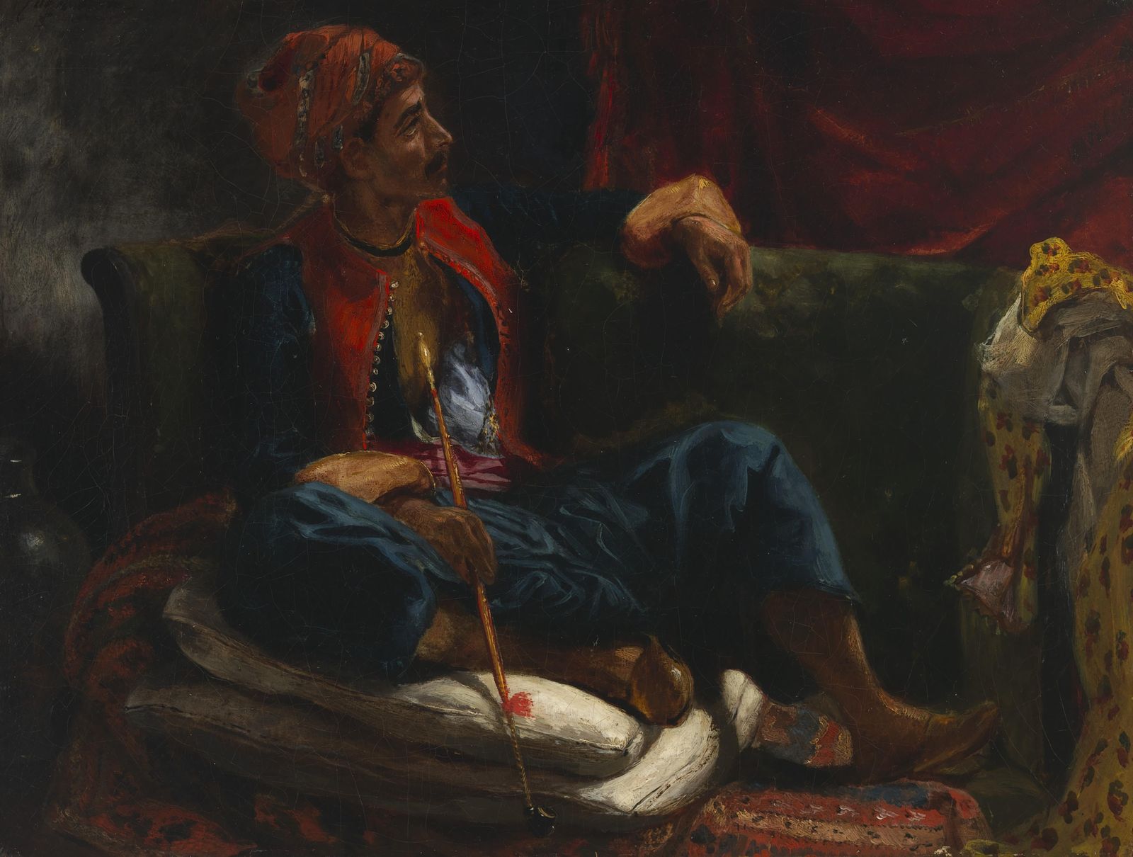 Oriental Pasha Relaxing Hookah Wall Art