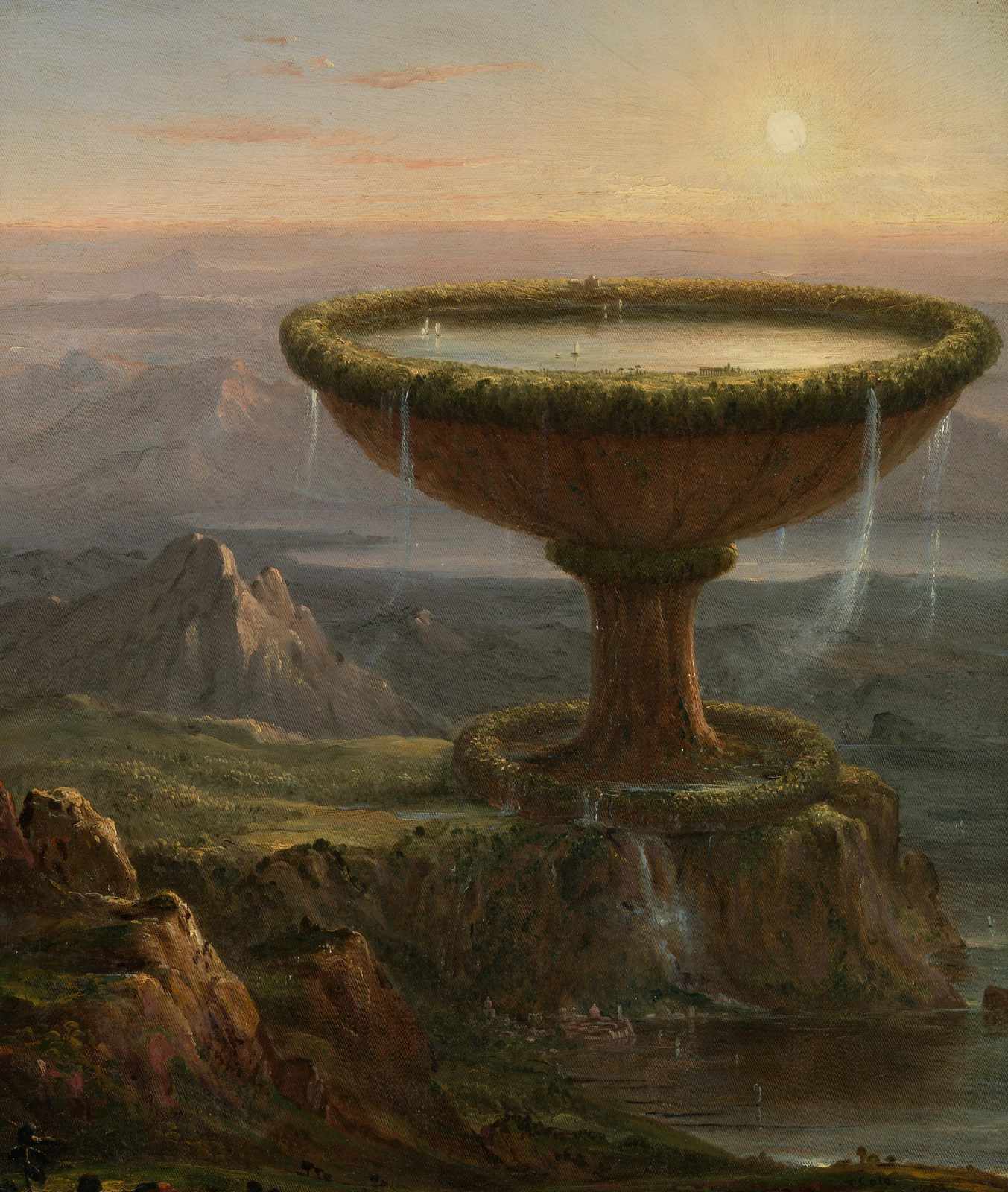 Enchanted Goblet Landscape Wall Art