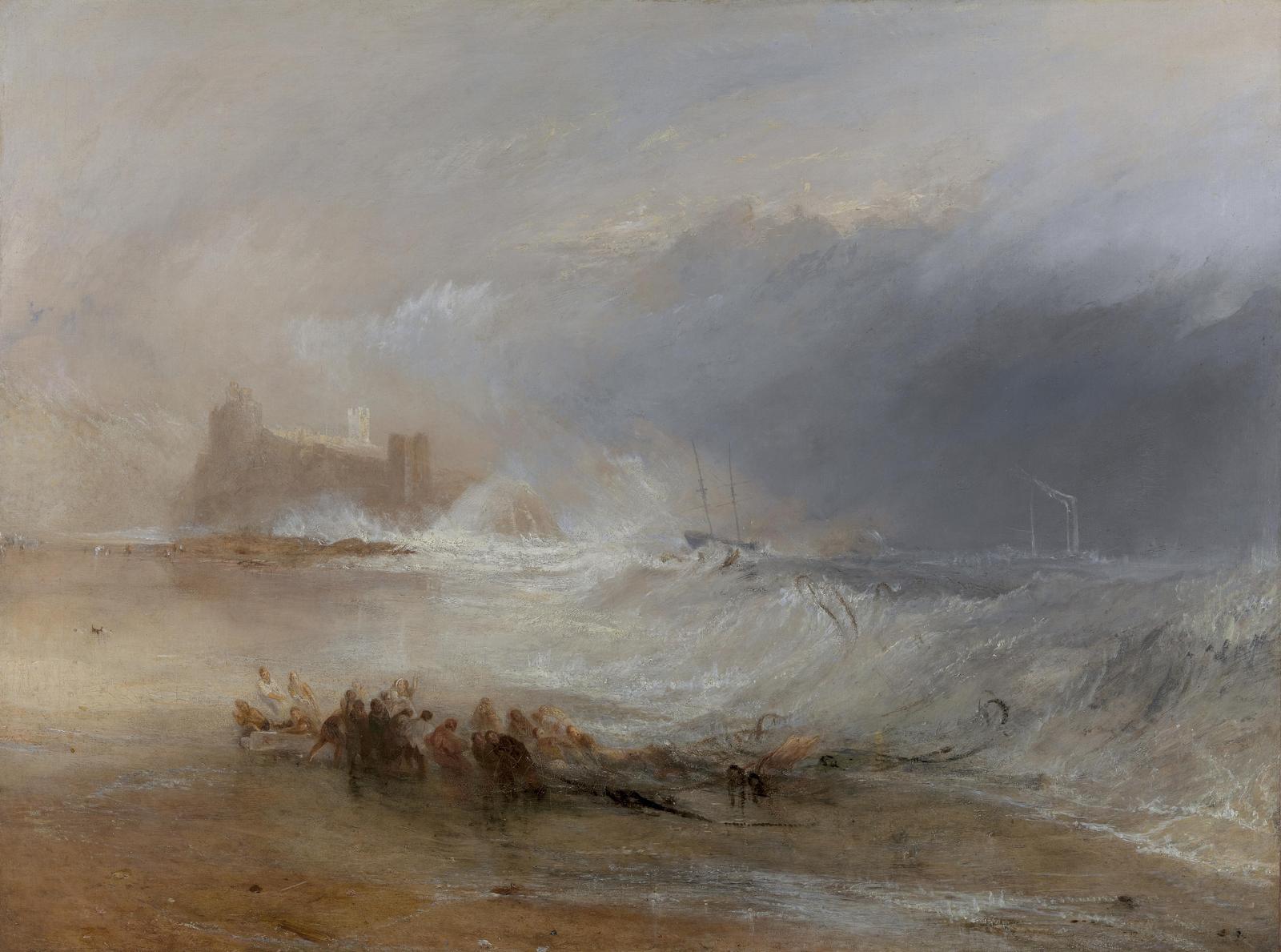 Stormy Seas & Castle Landscape Wall Art