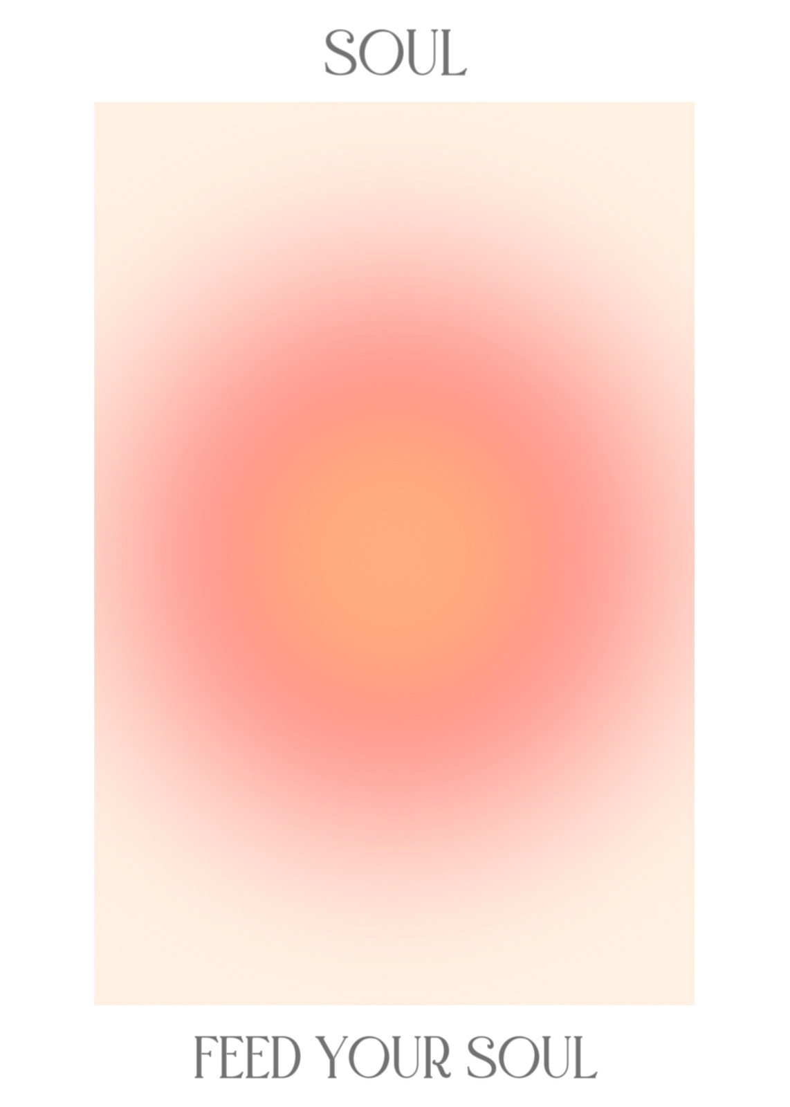 Aura Gradient Soul Statement Wall Art