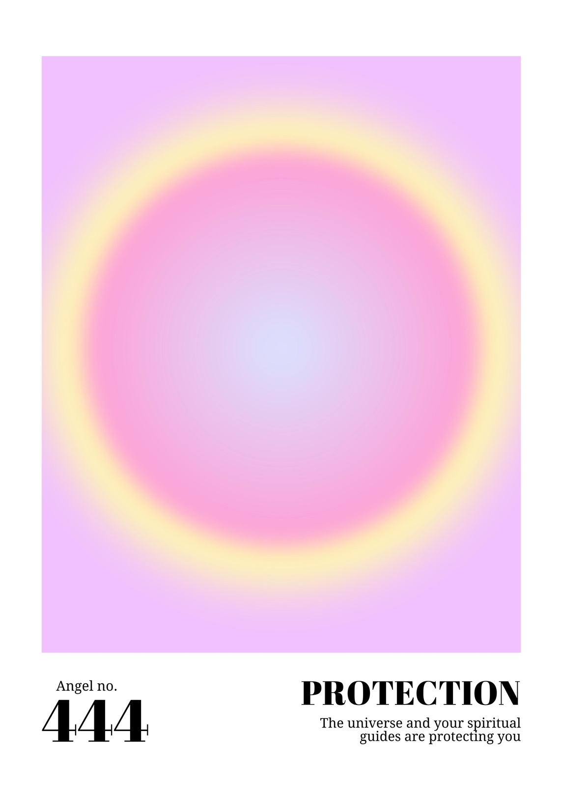 Aura Art "444 Protection" Wall Art