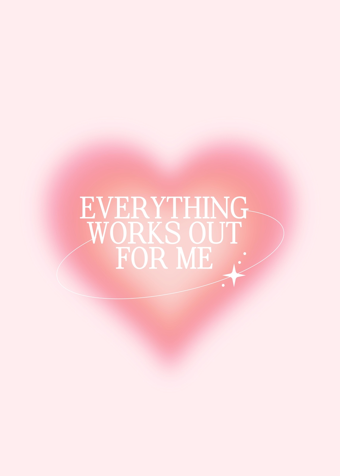 Positive Affirmation Heart Wall Art