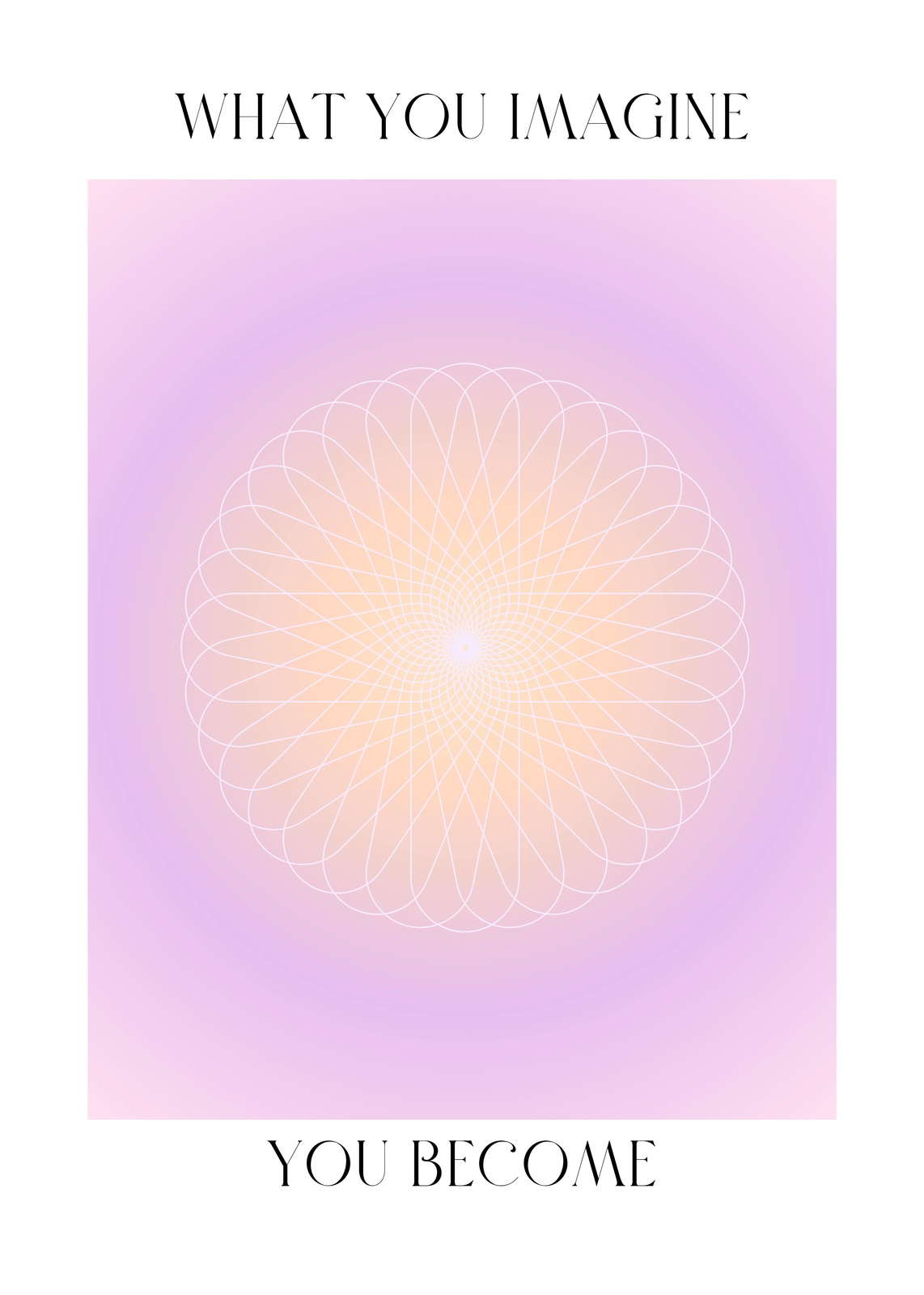 Inspiring Manifestation Aura Mandala Wall Art