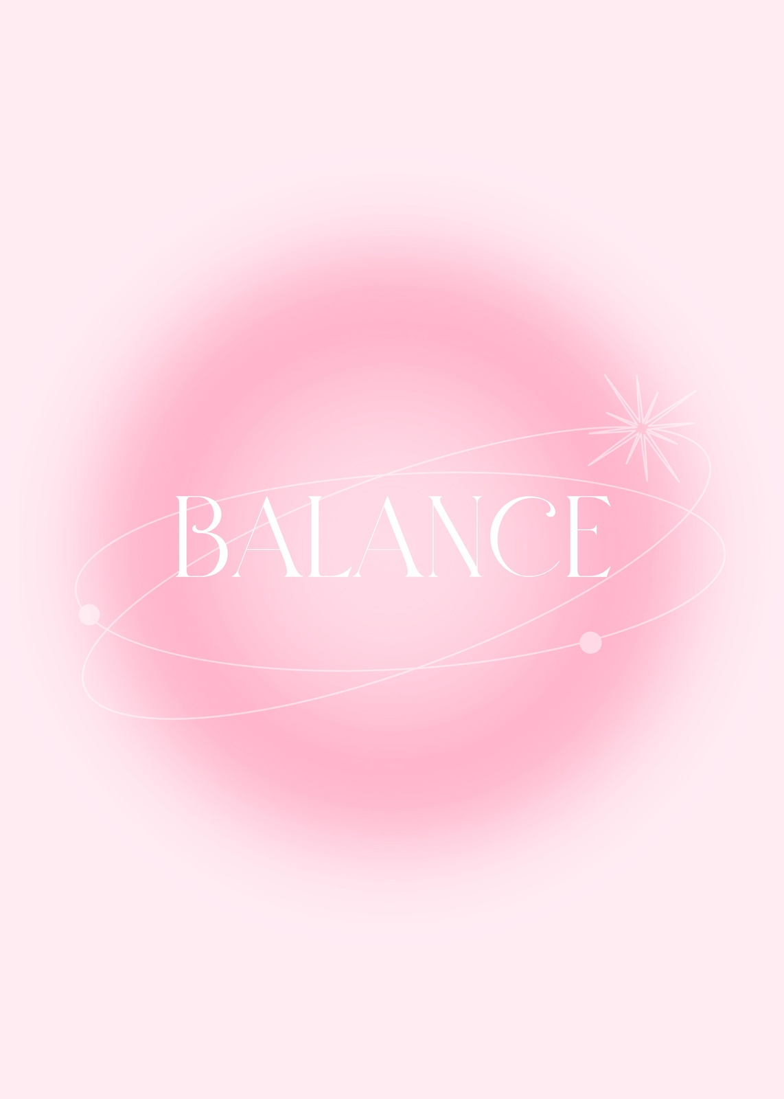 Serene Balance Aura Gradient Wall Art