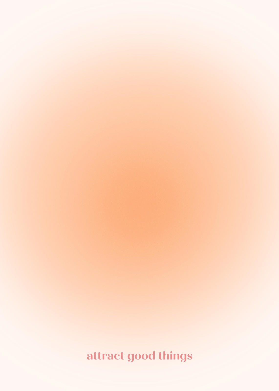 Aesthetic Gradient 'Attract Good Things' Wall Art