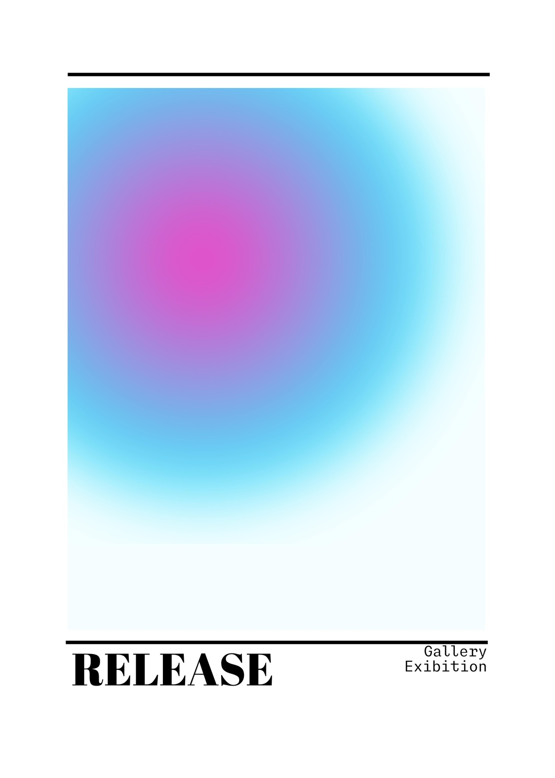 Ombre Aura "Release" Wall Art