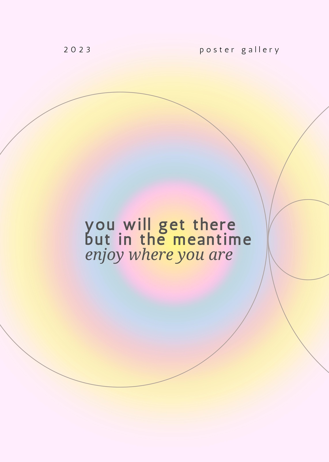 Inspirational Gradient Aura Wall Art