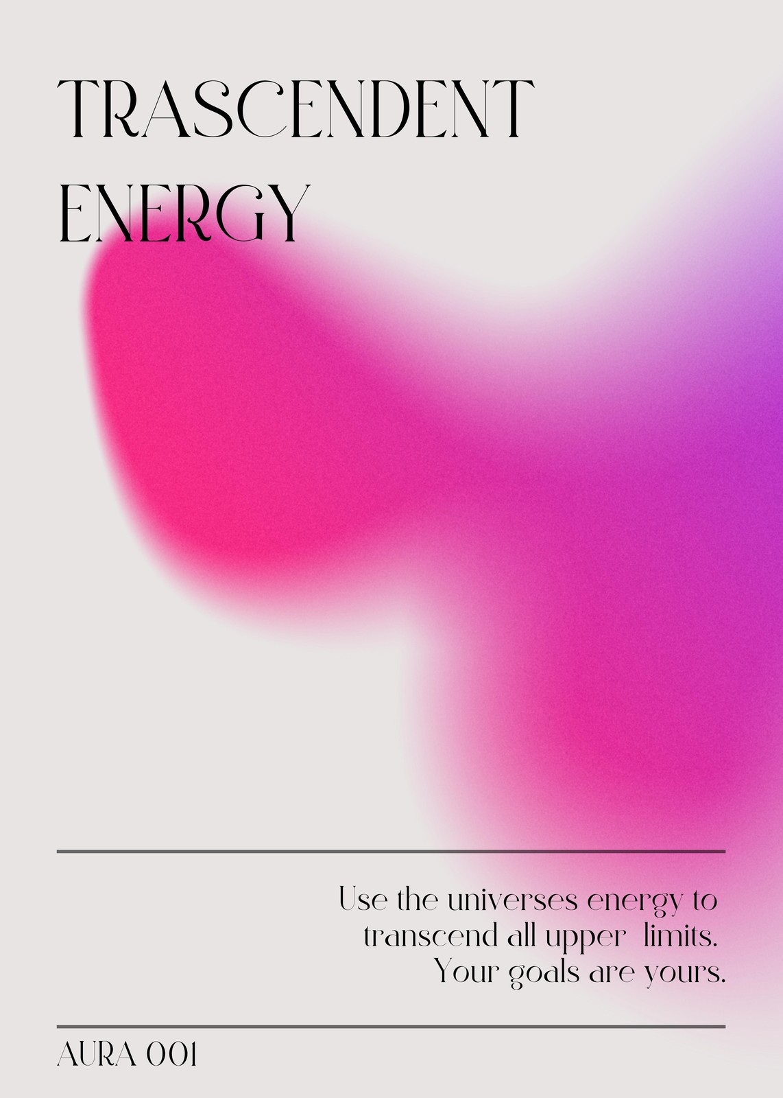 Transcendent Energy Aura Gradient Wall Art