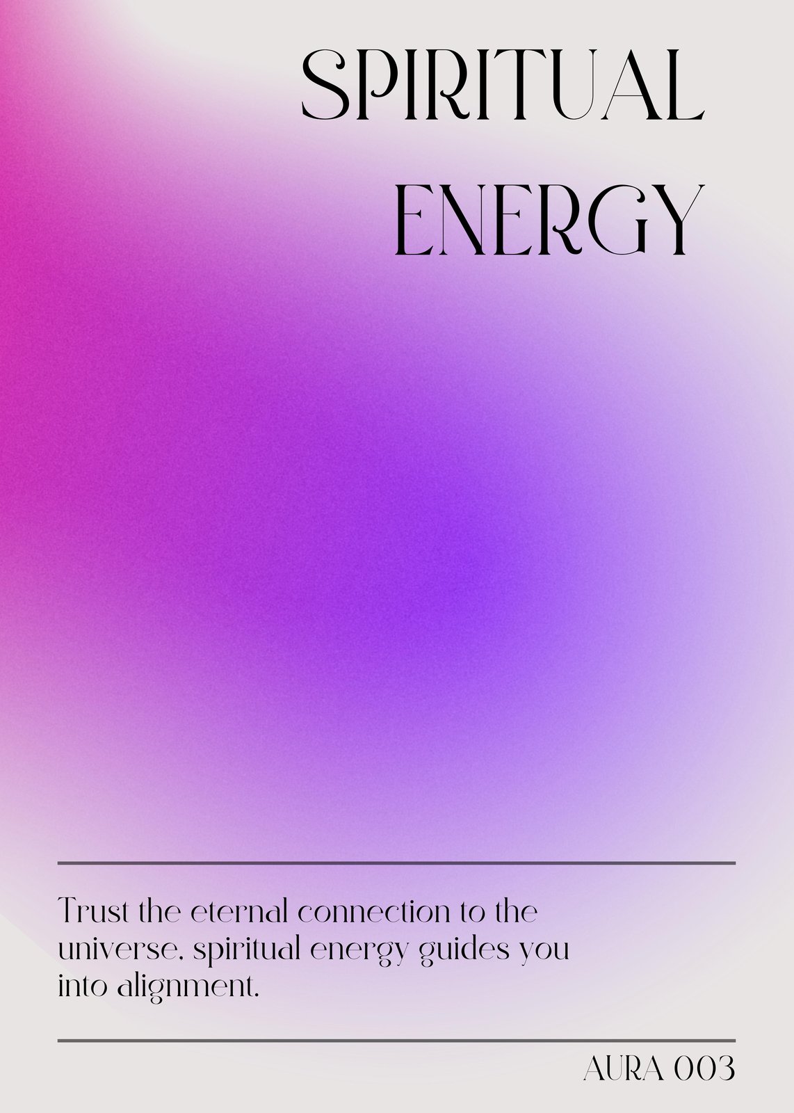 Spiritual Energy Aura Gradient Wall Art