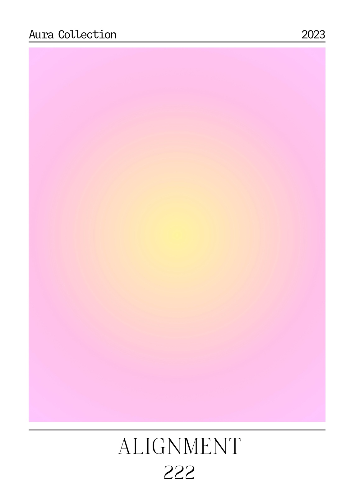 Pink & Yellow Aura Alignment Wall Art