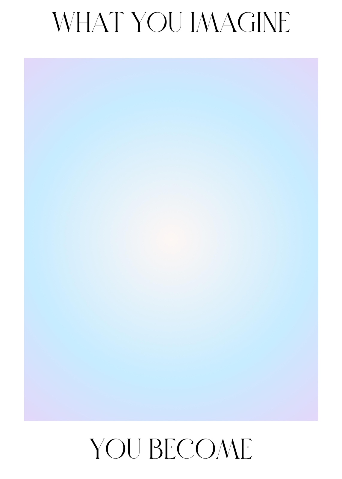 Inspirational Aura Gradient Wall Art