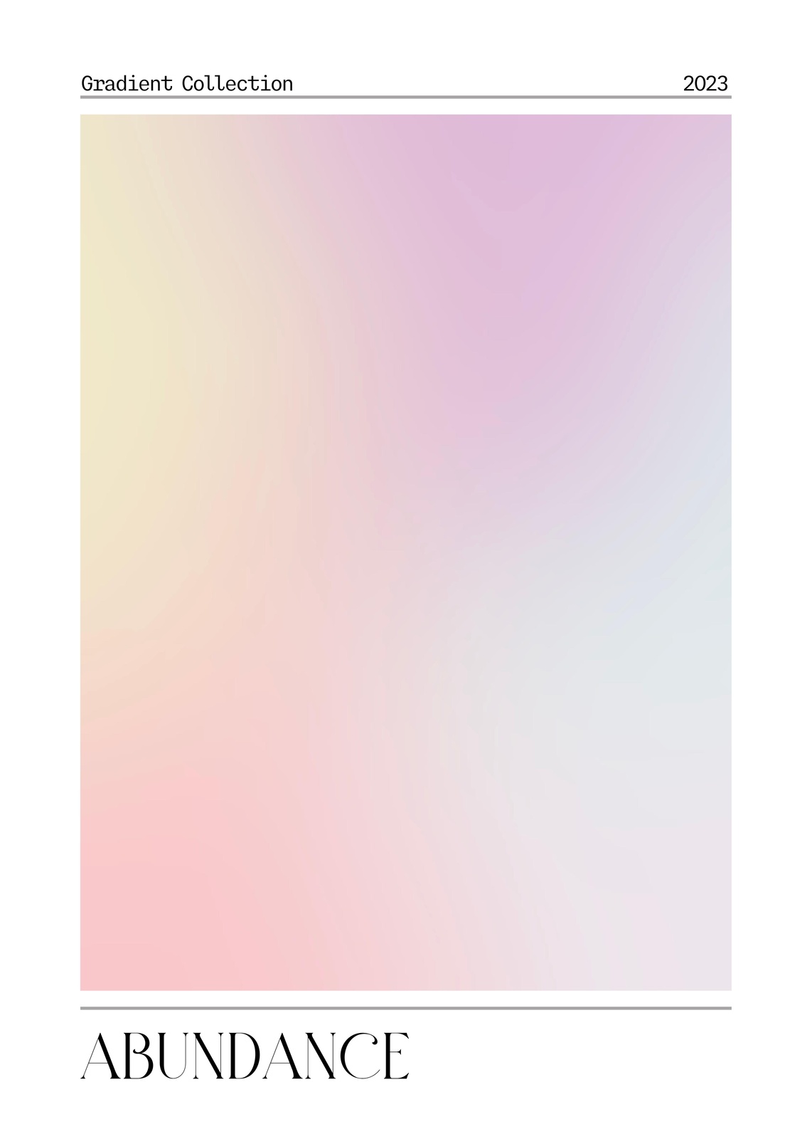 Soft Gradient Aura Wall Art