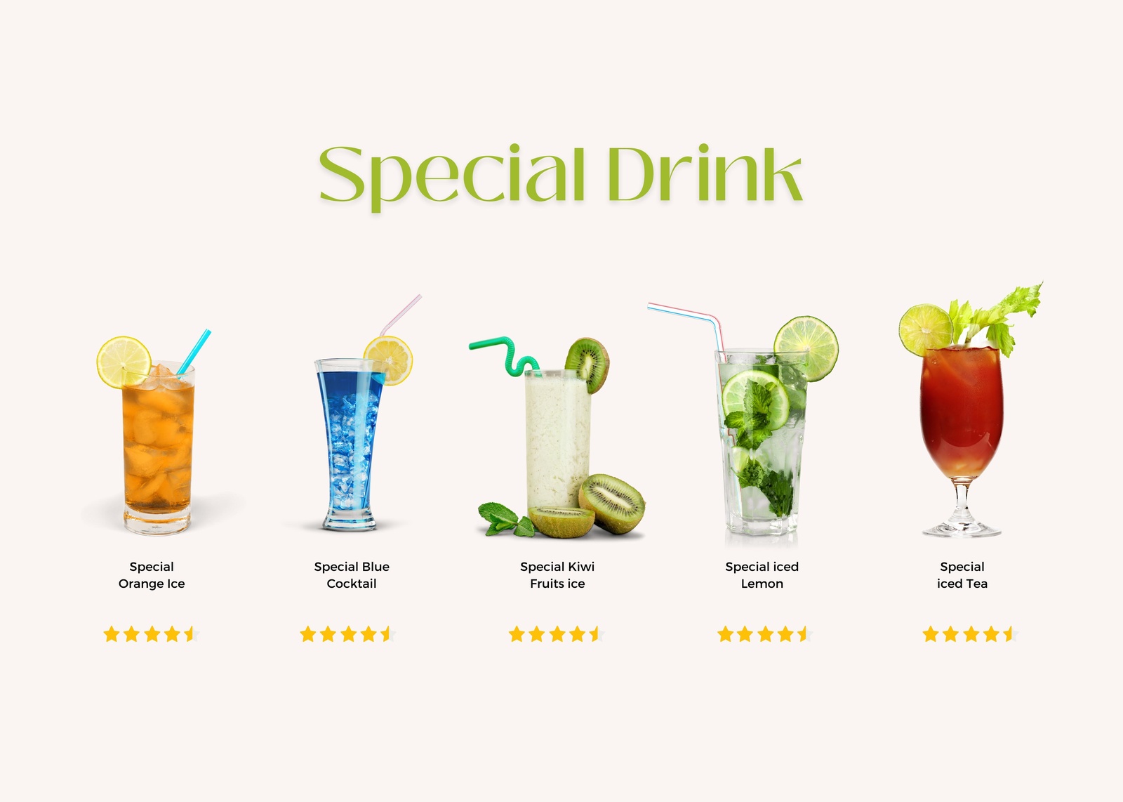 Vibrant Drink Assortment Wall Art
