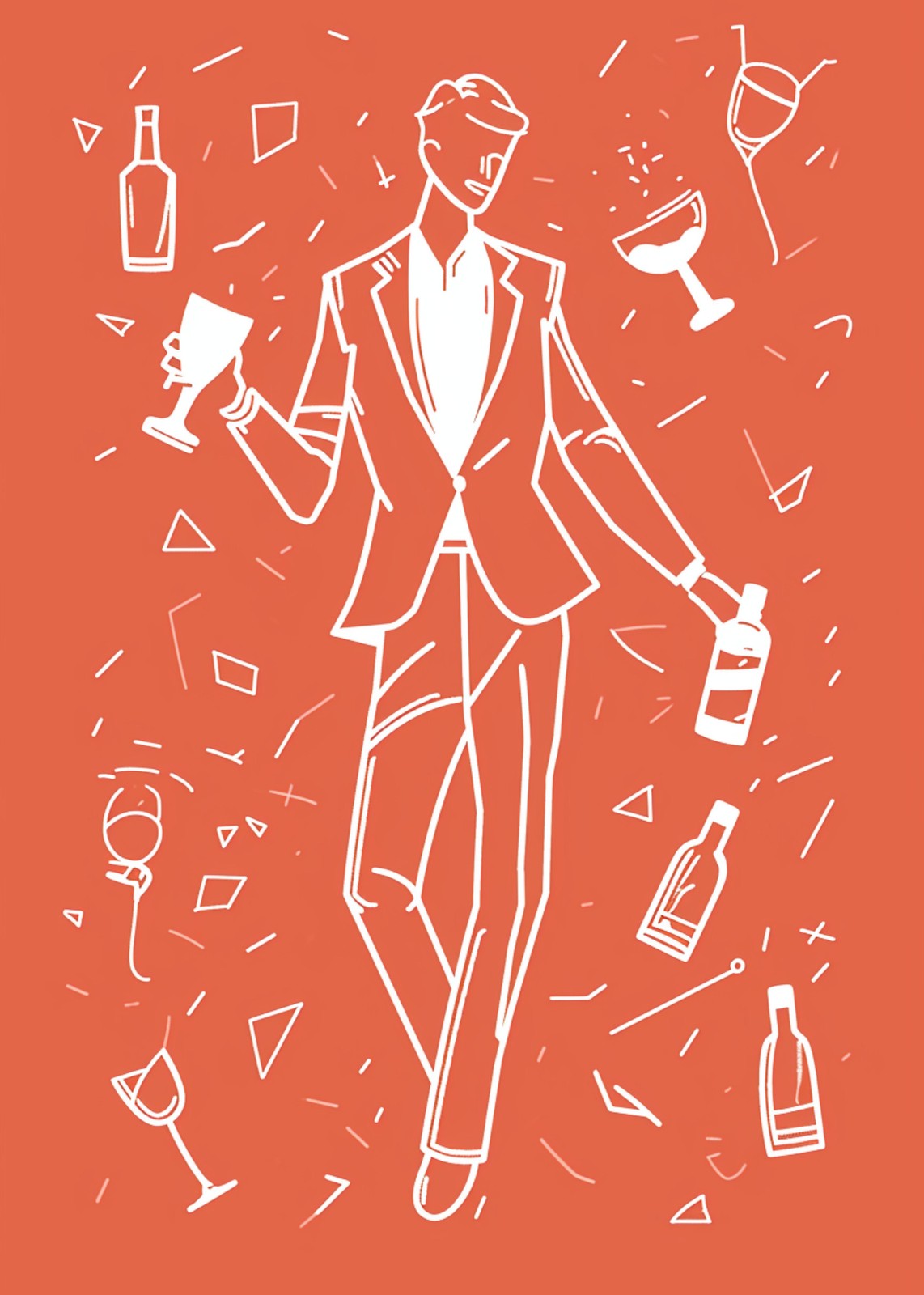 Dapper Man Party Vibes Wall Art