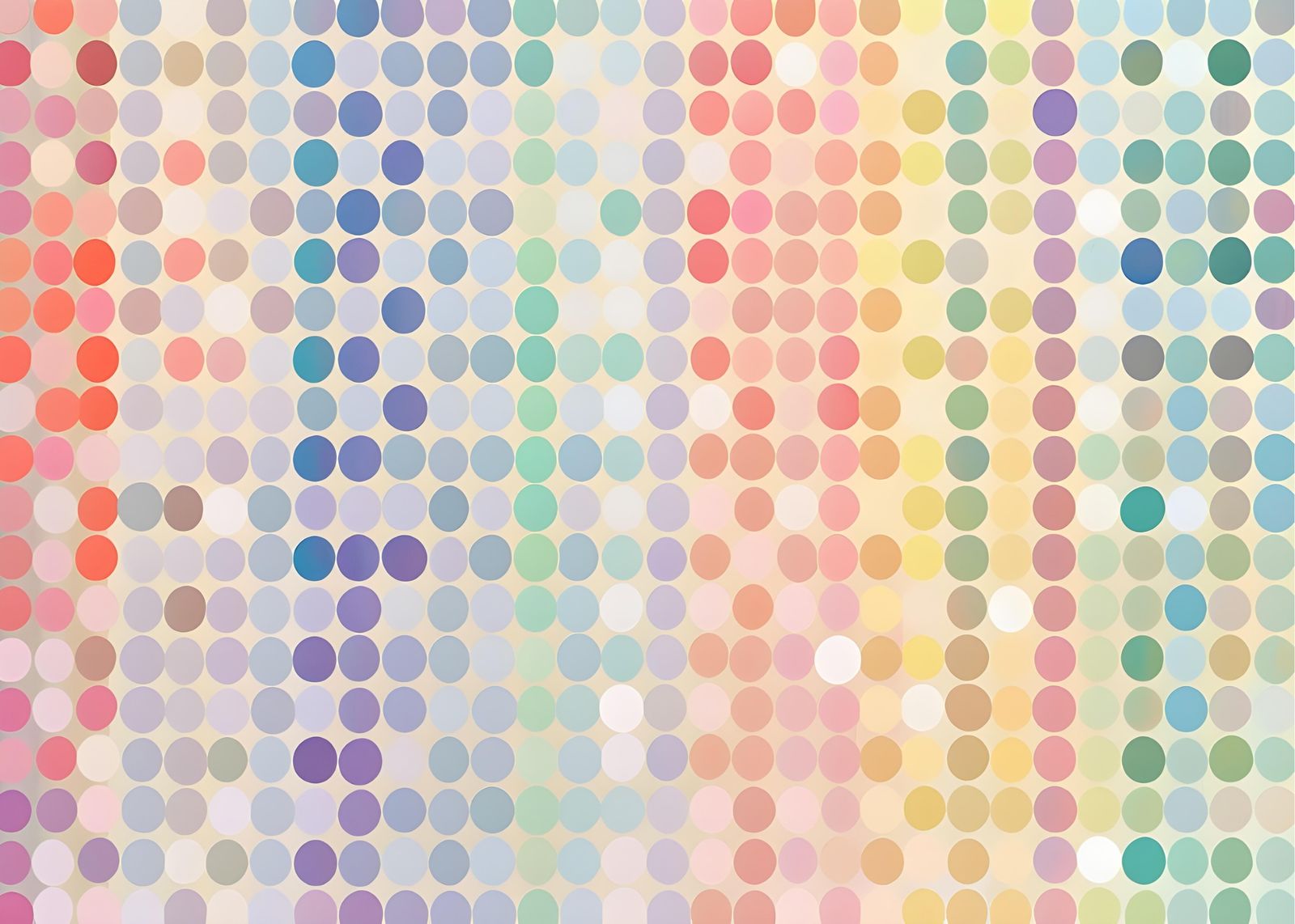 Modern Abstract Gradient Dots Wall Art