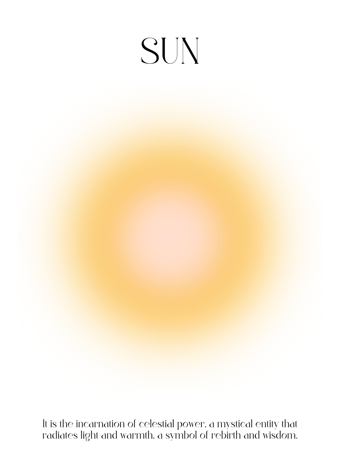 Aura Sun Celestial Power Wall Art
