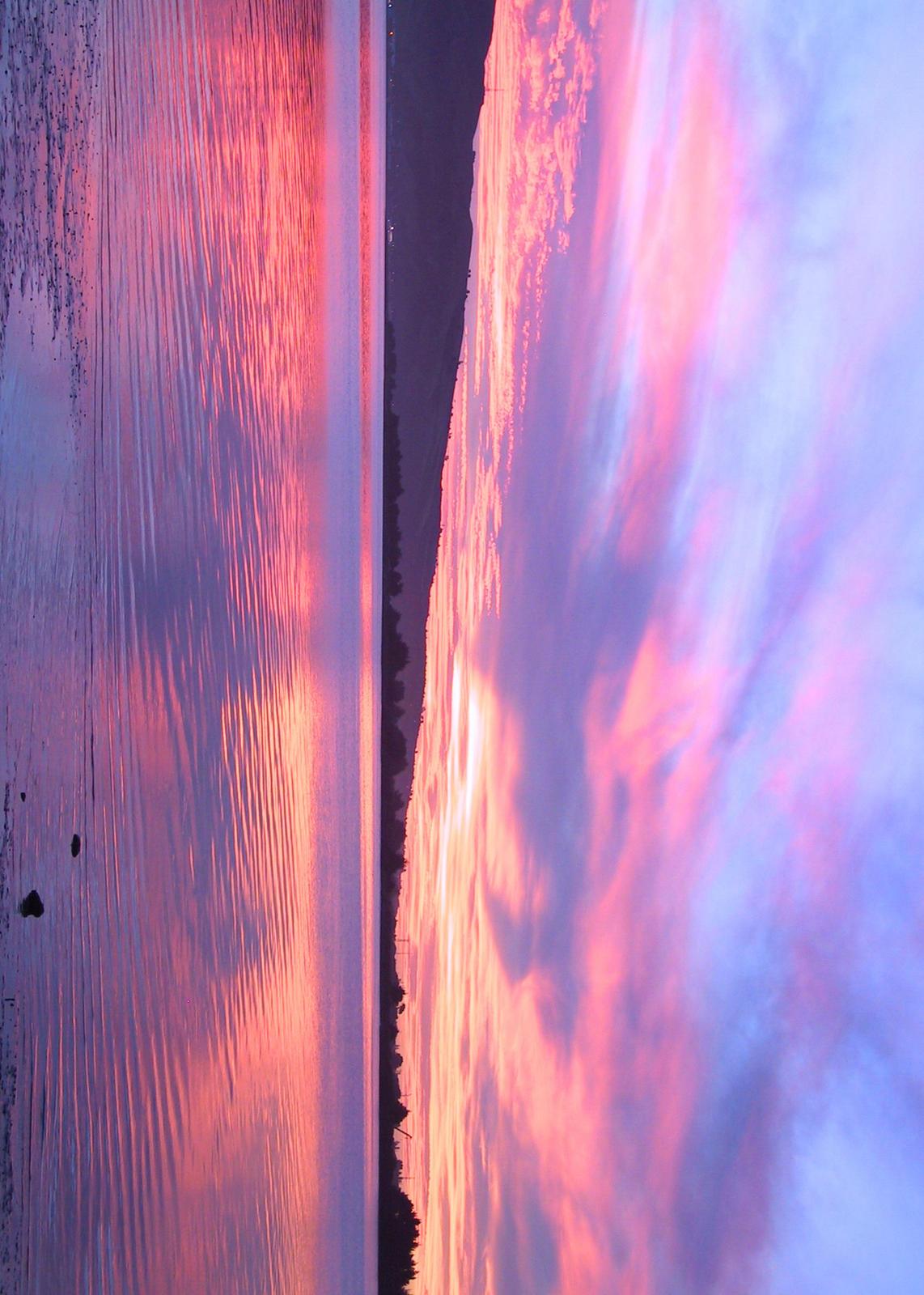 Serene Sunset Water & Sky Wall Art