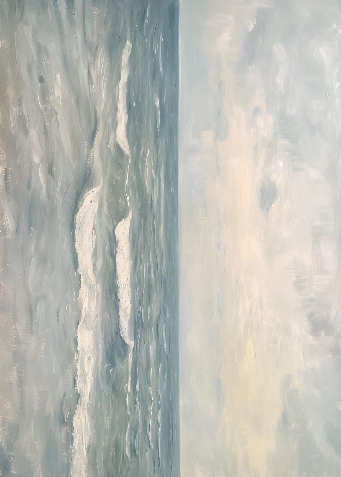 Serene Ocean Waves Wall Art
